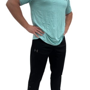 UnderArmour Ensemble T-Shirt + Jogging (Shadow Blue Fluo)