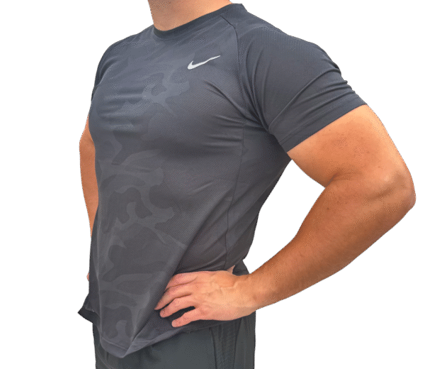 nike t shirt grey camo fit