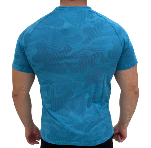 nike t shirt blue camo fit